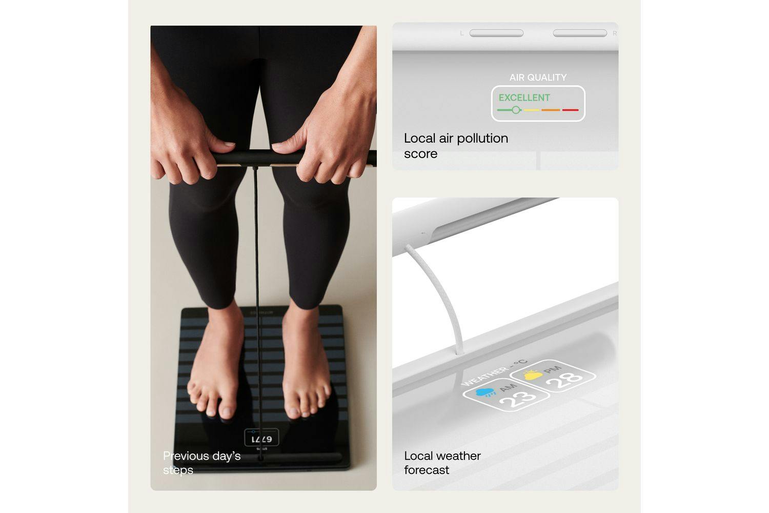 Withings Body Scan - Smart Scale with ECG, Body Composition & Segmental Analysis - White | 78-WBS08-White-All-Inter