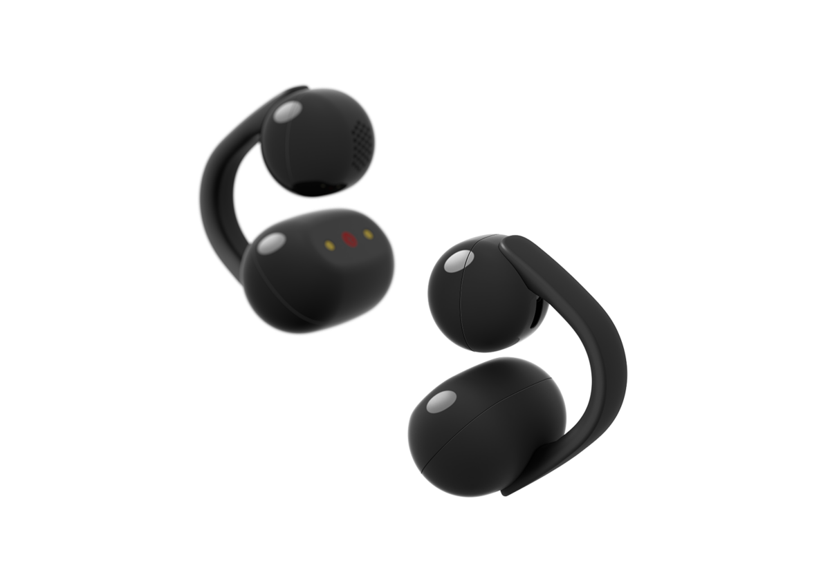 Sony LinkBuds Clip Open-Ear True Wireless Earphones - Black - product view