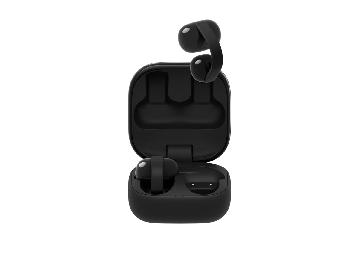 Sony LinkBuds Clip Open-Ear True Wireless Earphones - Black - product view