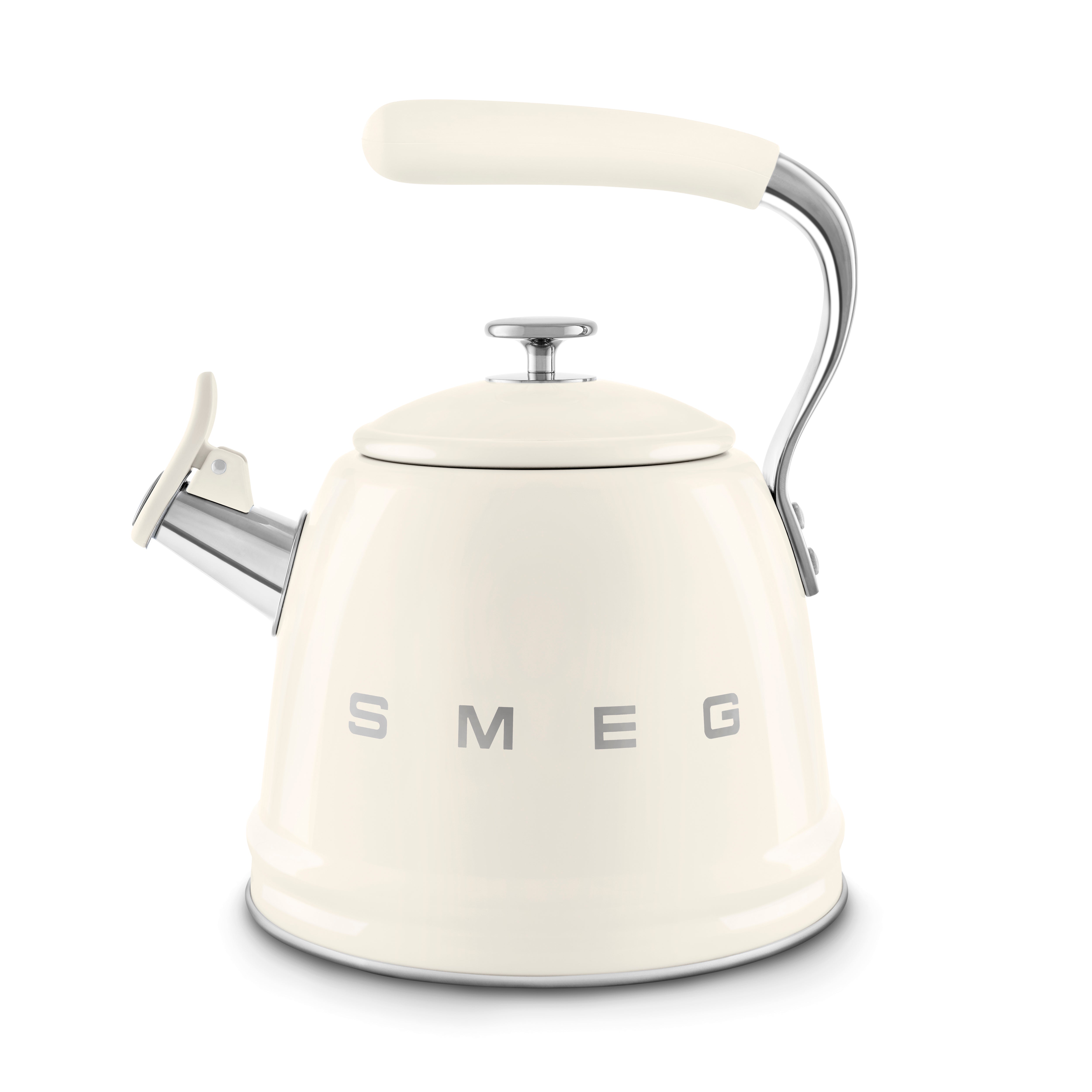 Smeg Retro 50's Style Whistling Kettle 2.3L | Cream | WKF01CR