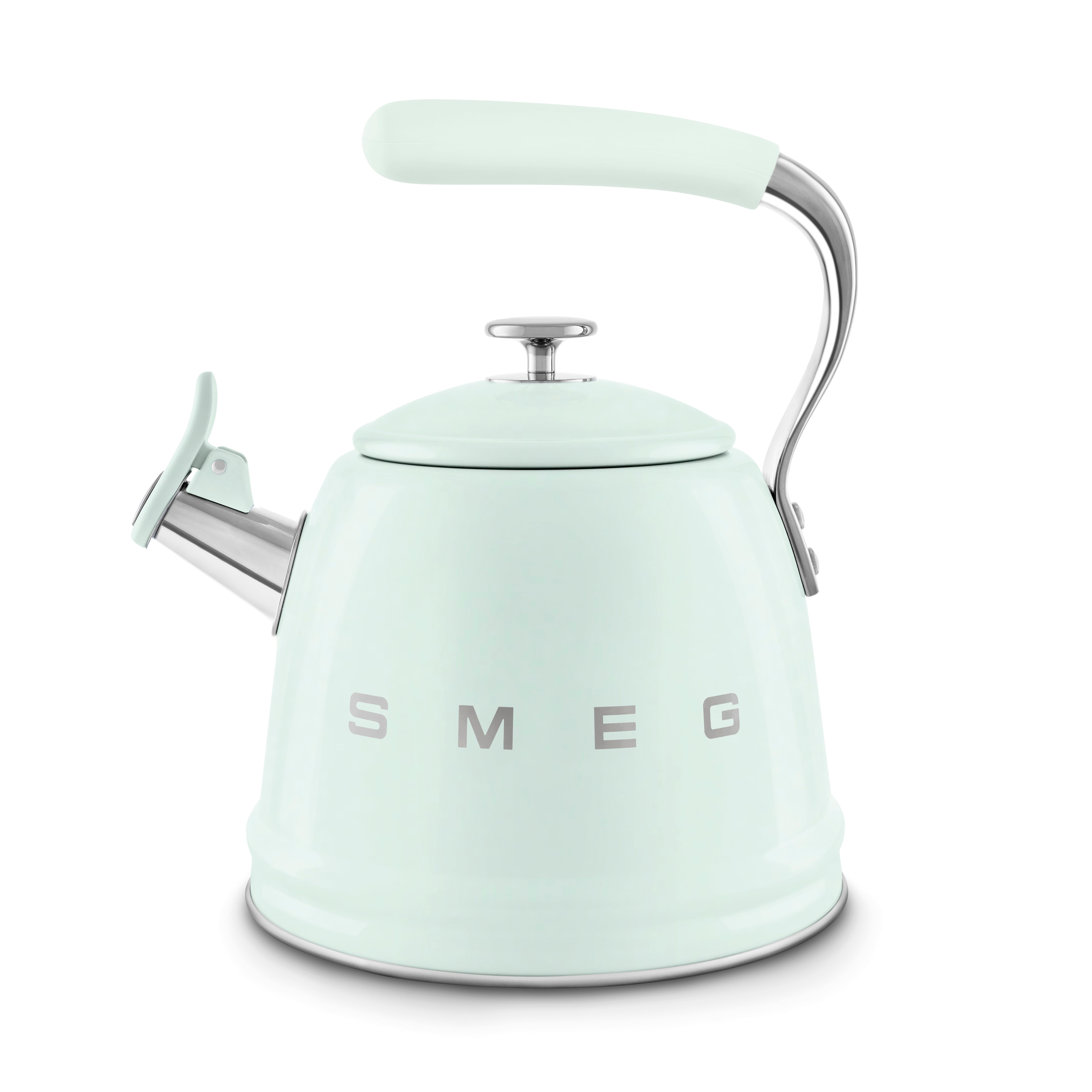 Smeg Retro 50's Style Whistling Kettle 2.3L | Pastel Green | WKF01PG