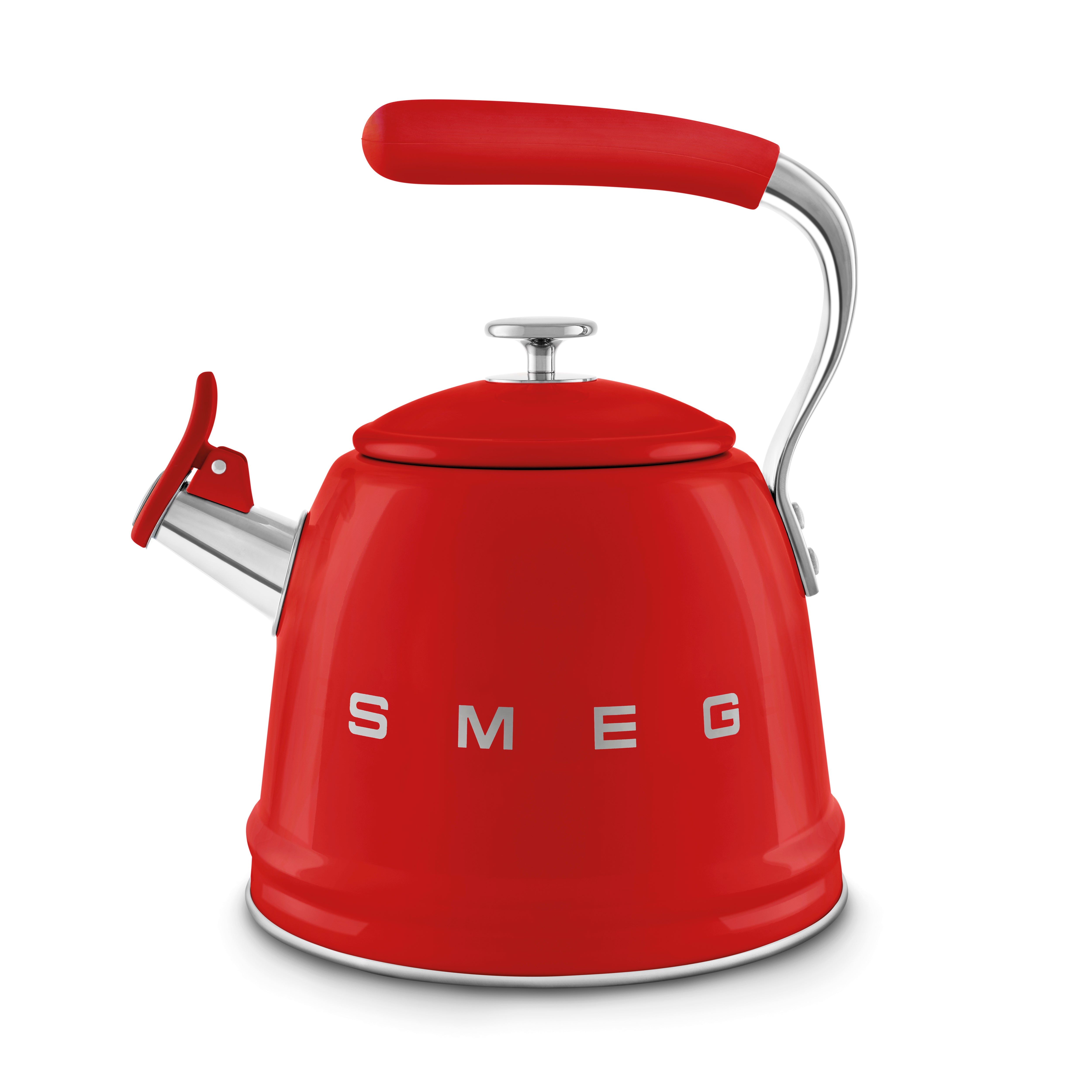 Smeg Retro 50's Style Whistling Kettle 2.3L | Red | WKF01RD