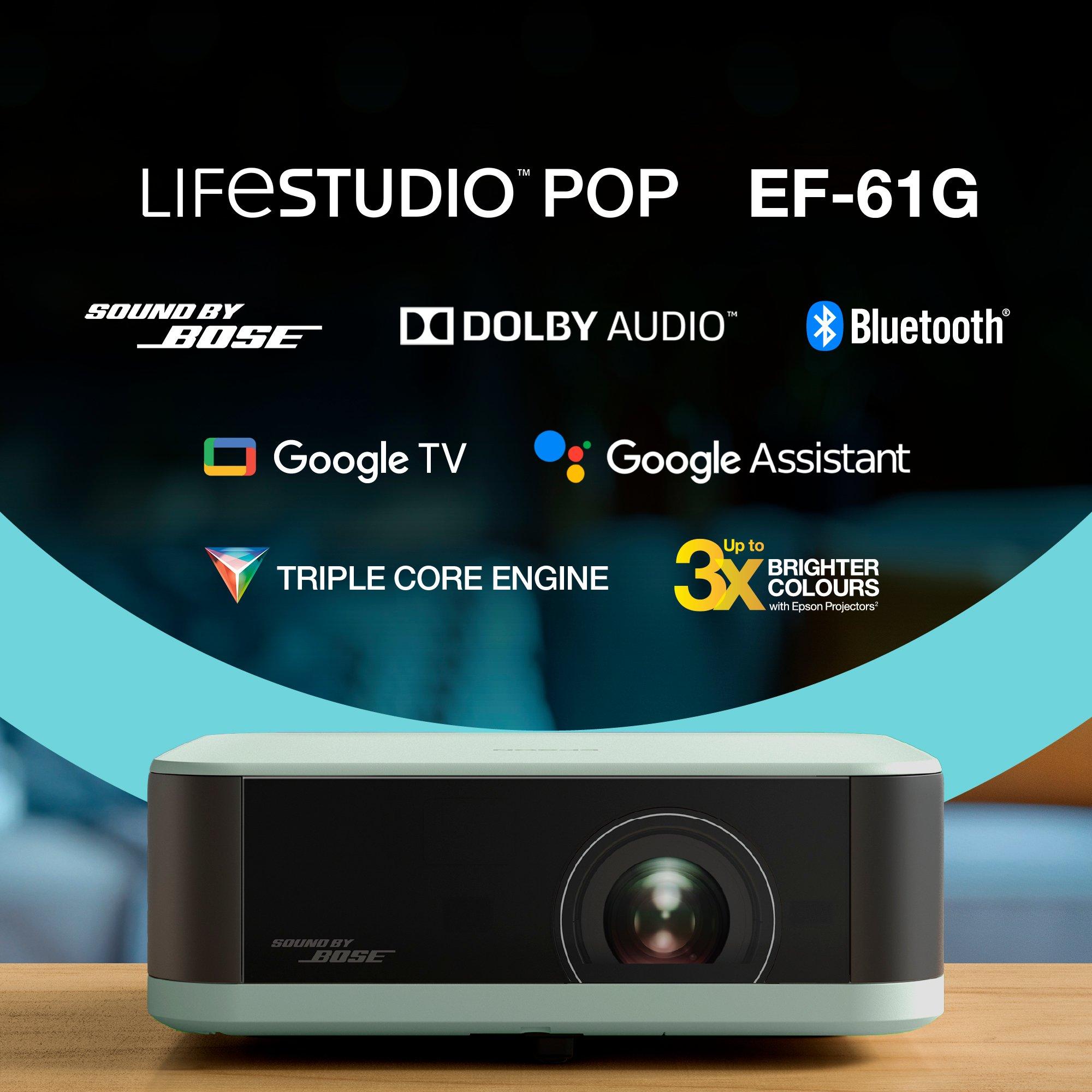 Epson EpiqVision Mini EF-61G Full HD Smart Projector | V11HB72340