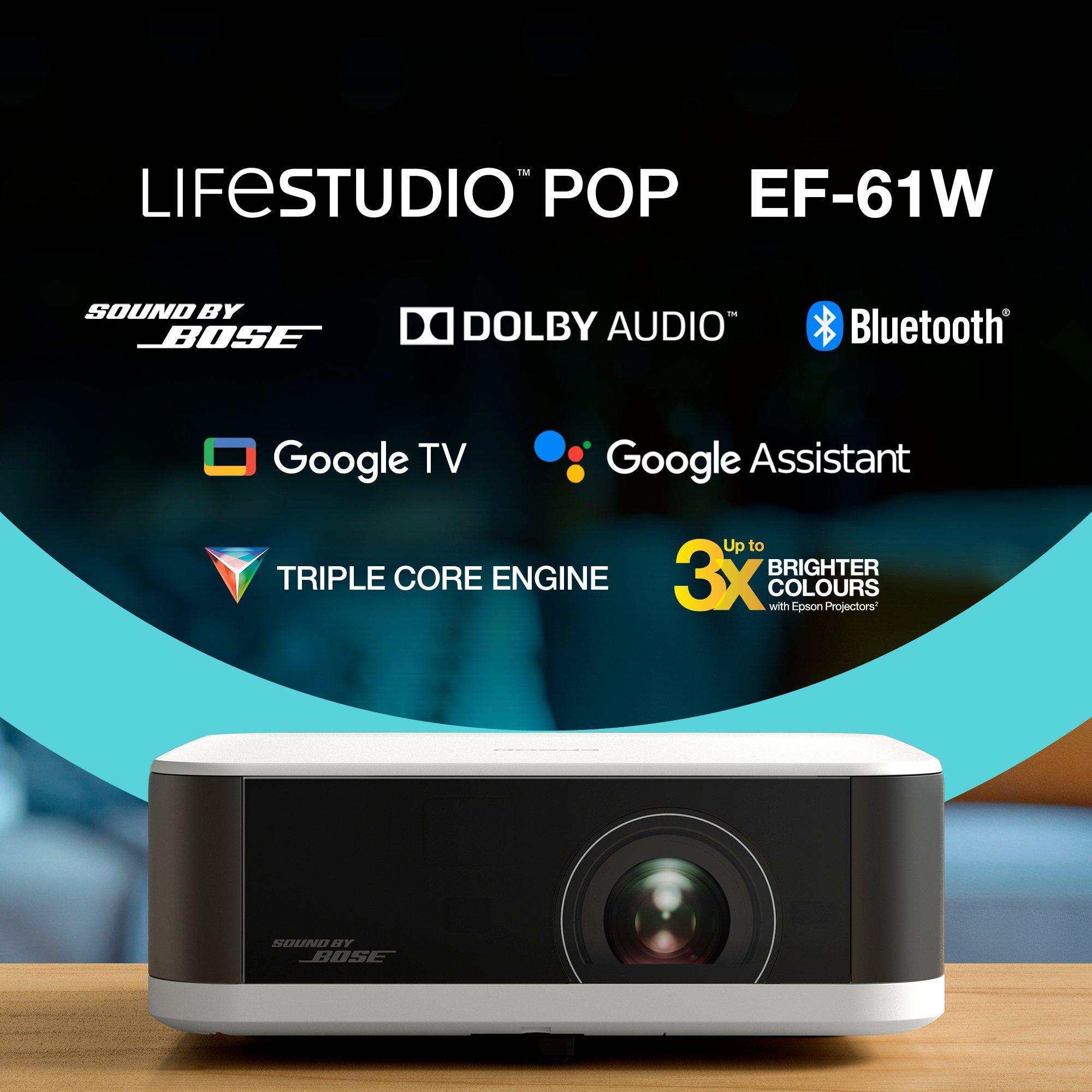 Epson EpiqVision Mini EF-61W Full HD Smart Projector | V11HB72040