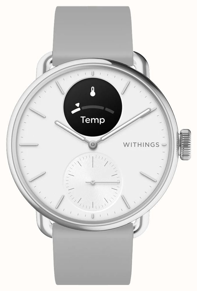 Withings ScanWatch 2 - Advanced Health Monitor with ECG & SpO2 - 38mm White | 78-HWA10-model 2-All-Int