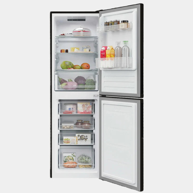 Hoover H-FRIDGE 300 176cm x 55cm 252L Low Frost Freestanding Fridge Freezer |HOCT3L517EBK