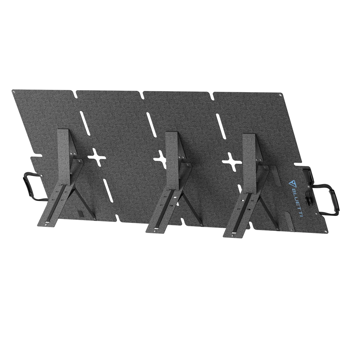 BLUETTI SORA 130 130W Portable Solar Panel - rear view with kickstands