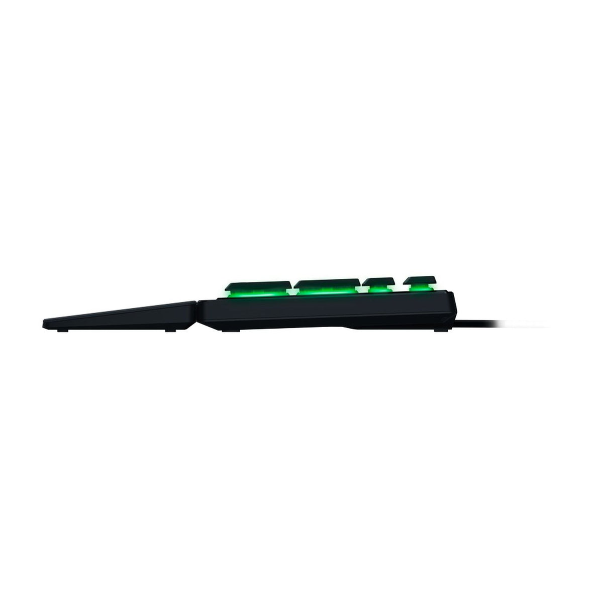 Razer Ornata V3 X Low-Profile Membrane Gaming Keyboard, UK Layout - Black - side profile