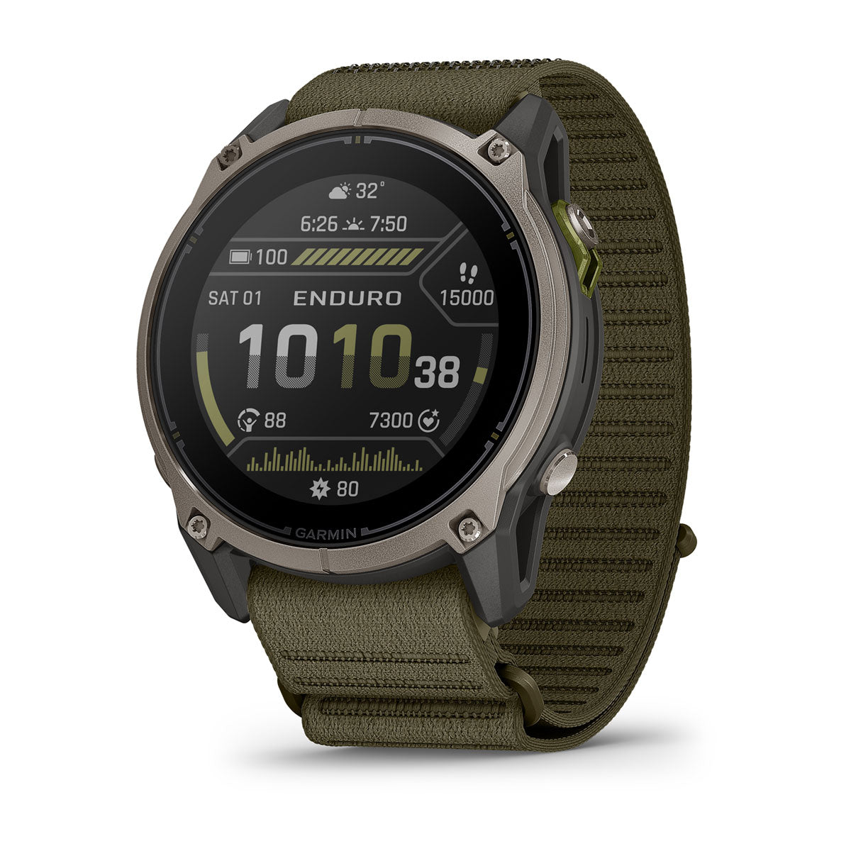 Garmin Enduro 4 51mm Solar Sapphire GPS Smartwatch - front view
