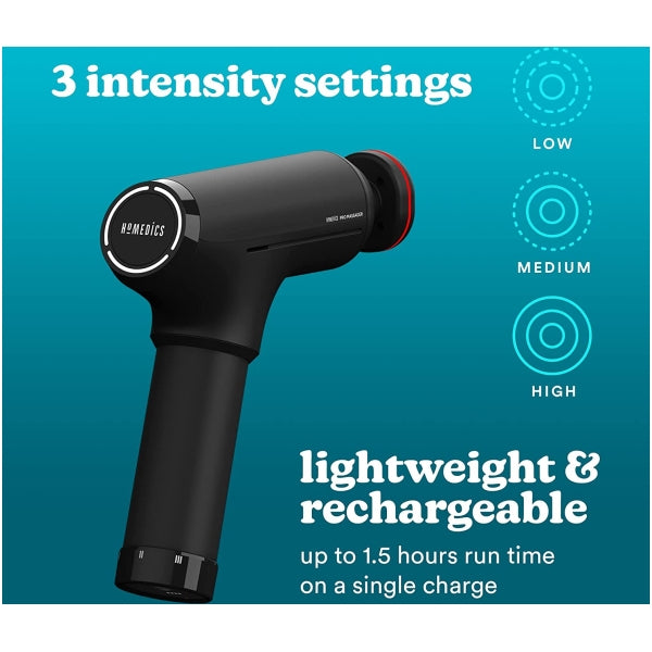 Homedics Pro Physio Massage Gun with Heated Head | PGM-1000-GB