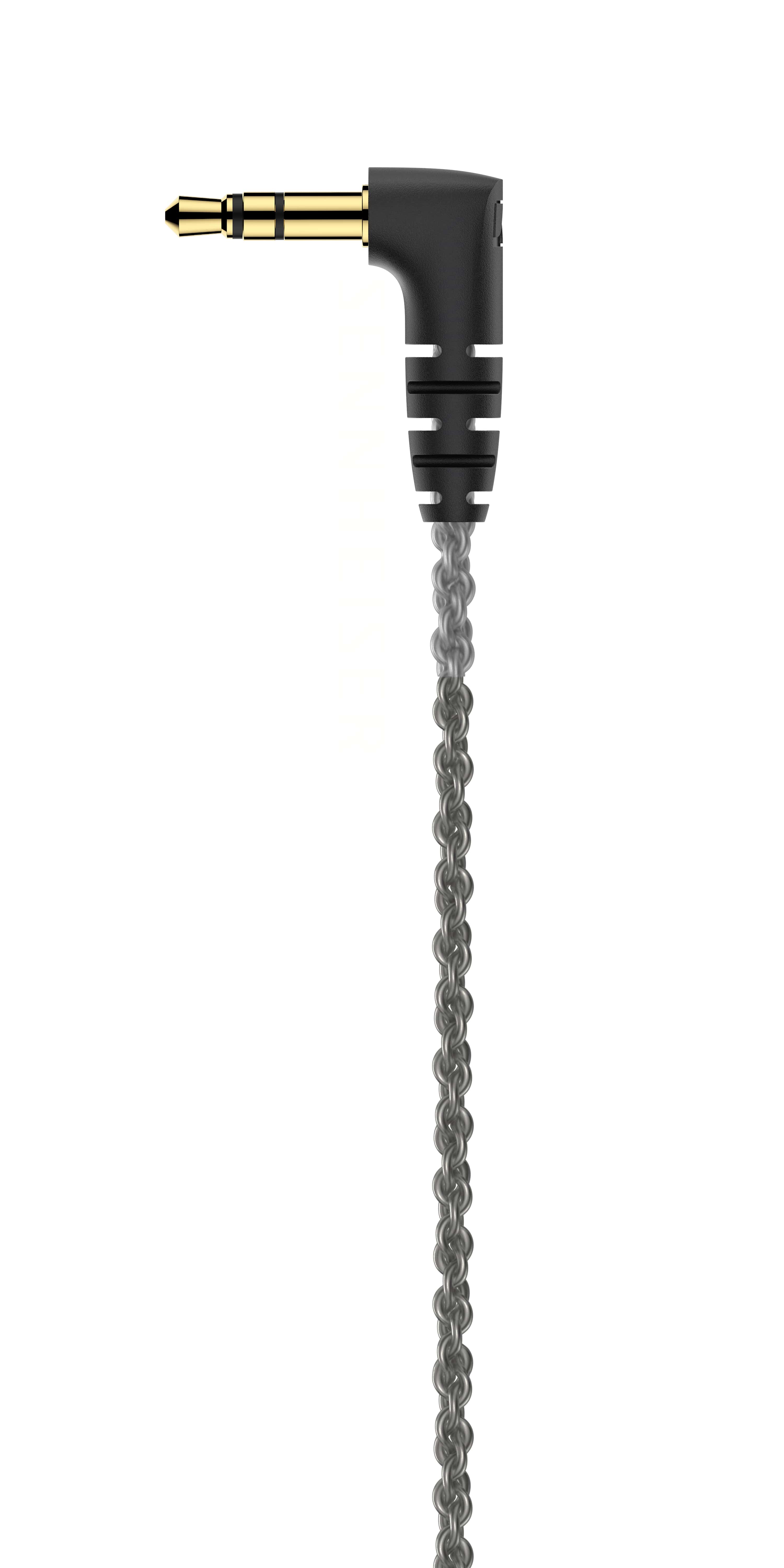Sennheiser IE 200 Audiophile Earphones Black — 3.5mm plug and cable detail
