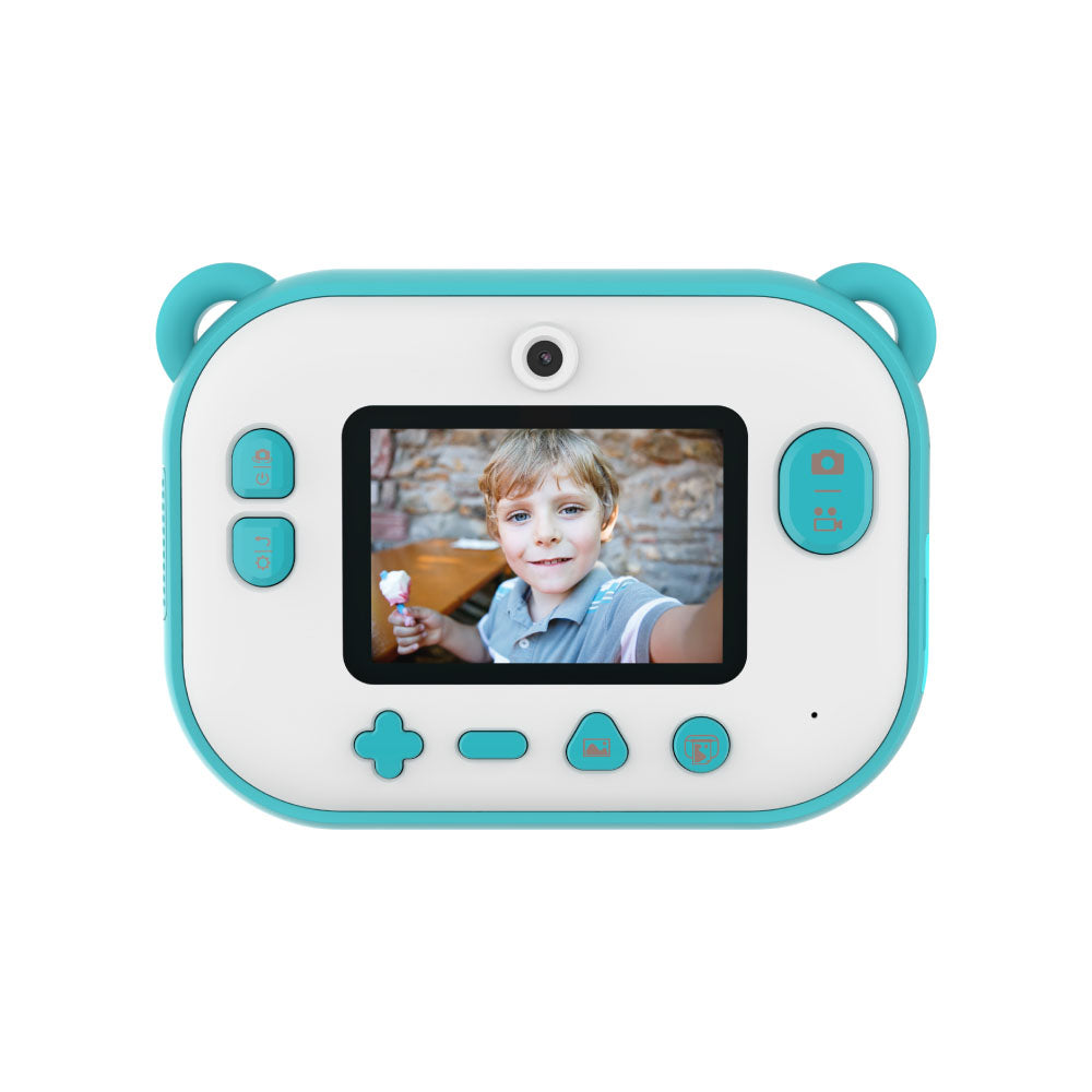 myFirst Camera Insta 2 Kids Instant Print Camera - Blue - back view with 2.4 inch screen