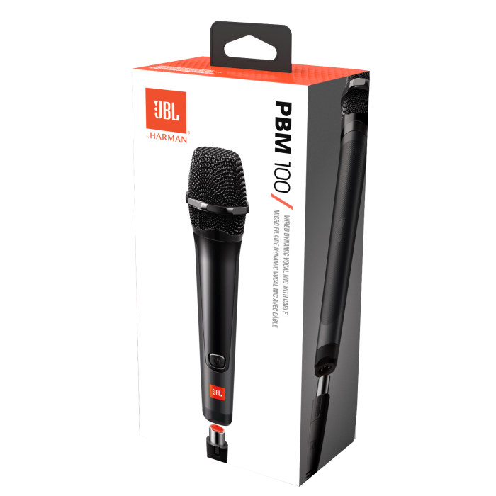 JBL JBLPBM100BLK, PartyBox Wired Microphone 4.5M | JBLPBM100BLK
