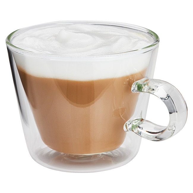 Judge JDG68 Duo Flare cappuccino glass set, 250ml product image 1