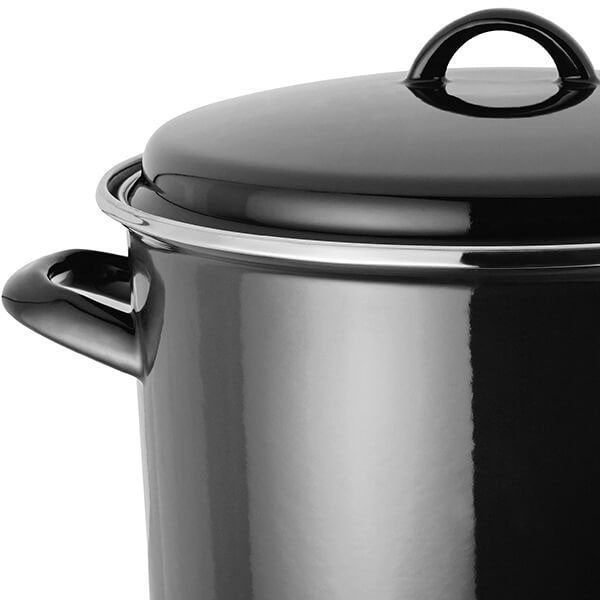 Judge JH45 24cm enamel stockpot, black product image 4