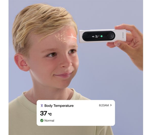 Withings BeamO - Portable 4-in-1 Health Monitor ECG, Stethoscope, SpO2 & Temperature | 78-SCT02-02-All-Int