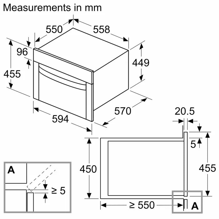NEFF N50 Built-In Microwave Oven | C1AMG84G1B