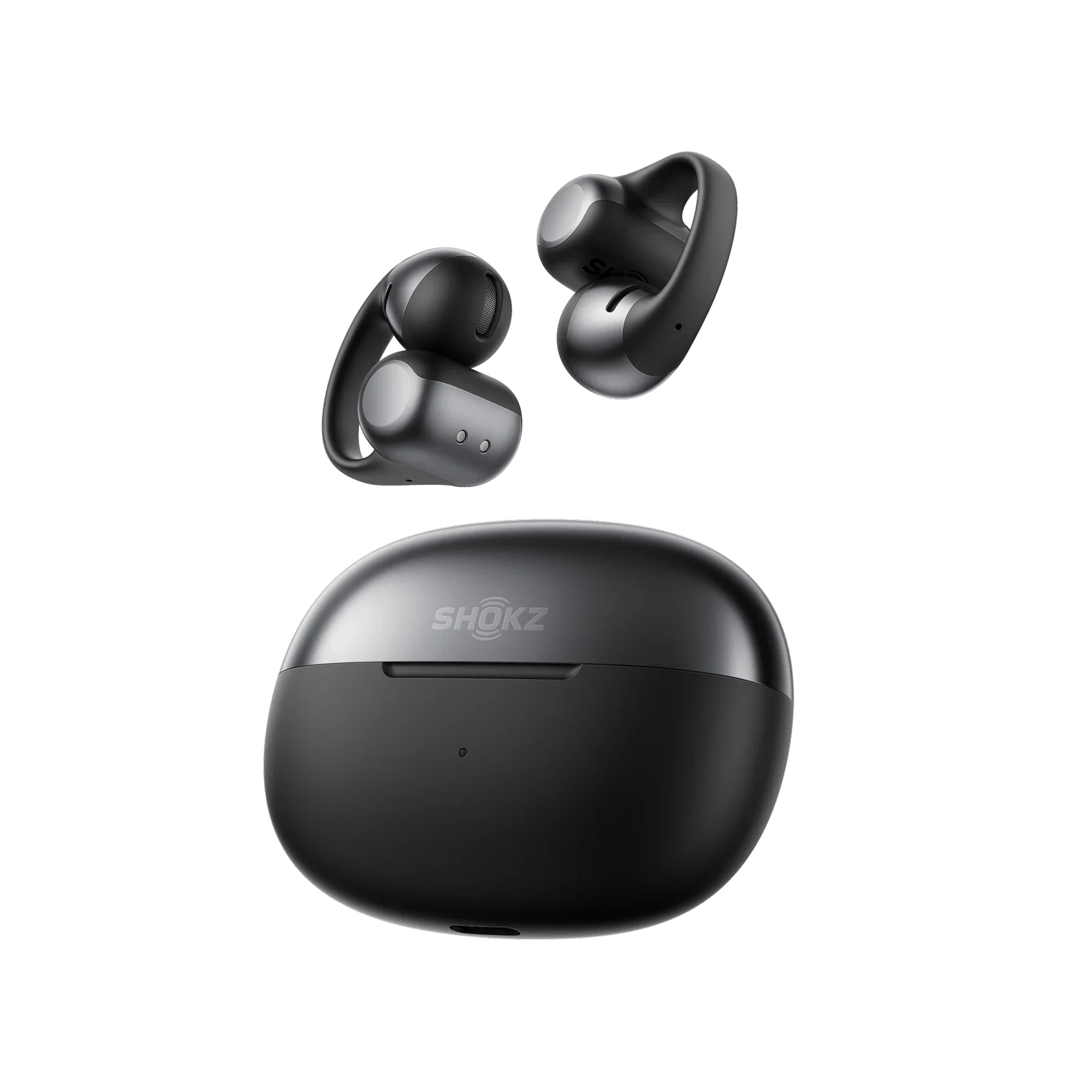 Shokz OpenDots ONE Open-Ear Clip-On Earphones, Black product image