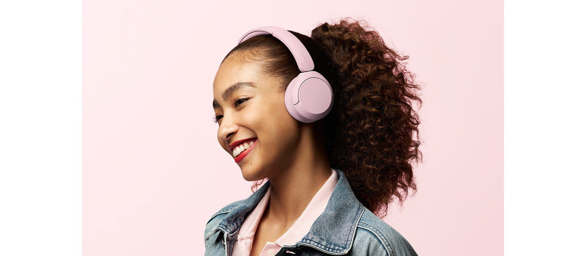 Sony WH-CH530 Wireless On-Ear Headphones - Pink - lifestyle