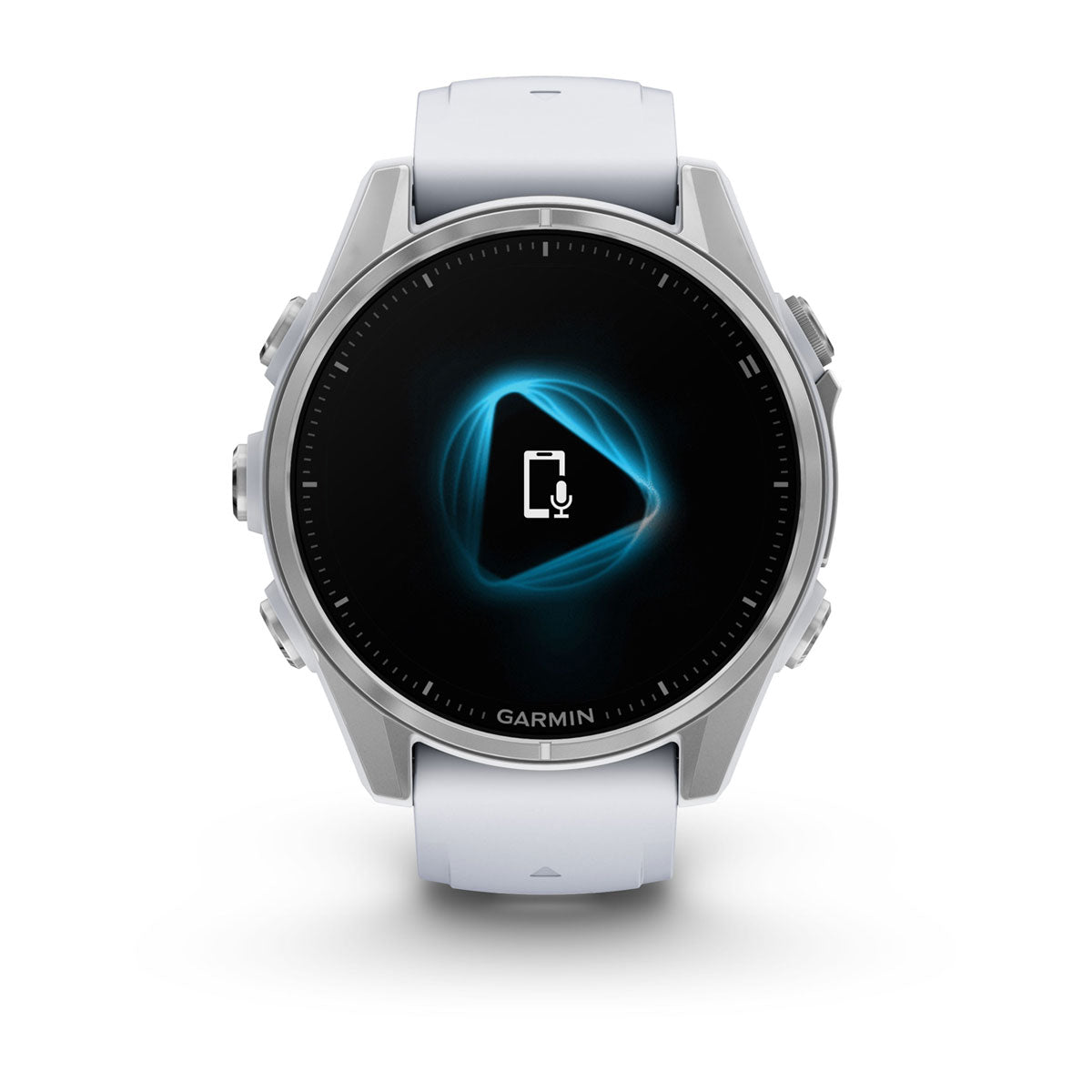 Garmin fenix 8 43mm AMOLED GPS Smartwatch - front view with data screen