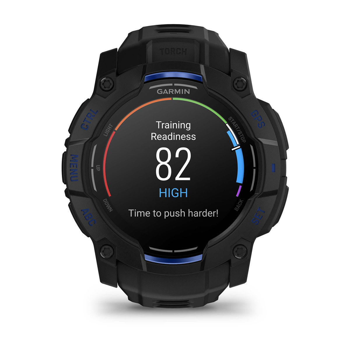 Garmin Instinct 3 50mm AMOLED Rugged GPS Smartwatch - display screen