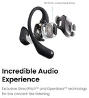 SHOKZ OpenFit True Wireless Earbuds in Black | 38-T910BK