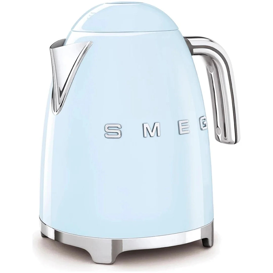 Smeg Retro 50's Style 1.7 Litre Kettle | Pastel Blue Smeg Kettle Euronics Ireland