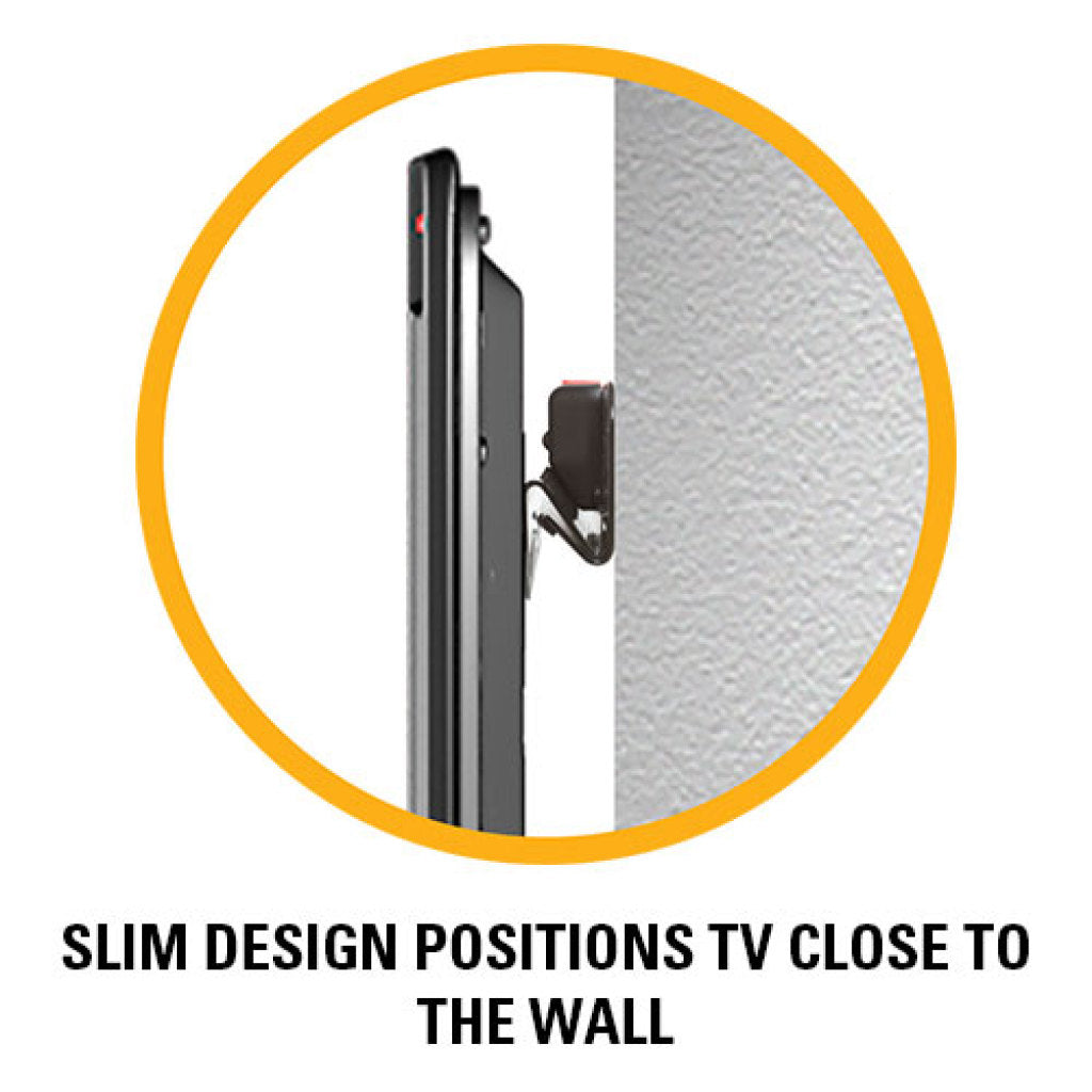 SANUS SimplySafe Low-Profile Drywall TV Mount 22"-50" - official product image