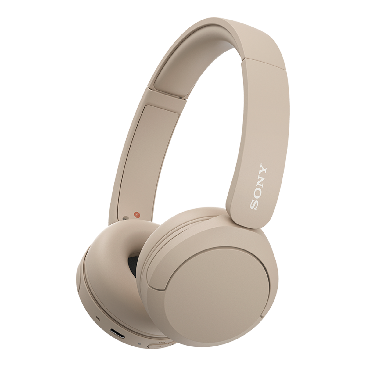 Sony WH-CH520 Wireless On-Ear Headphones - Beige - official product image