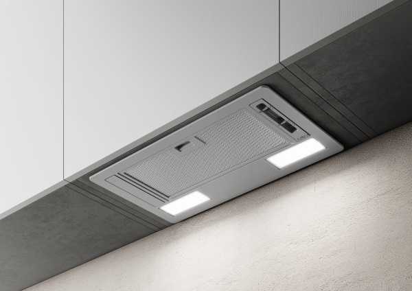 Elica 52cm ERA Canopy Hood for 60cm Unit Silver | ERAGRA60