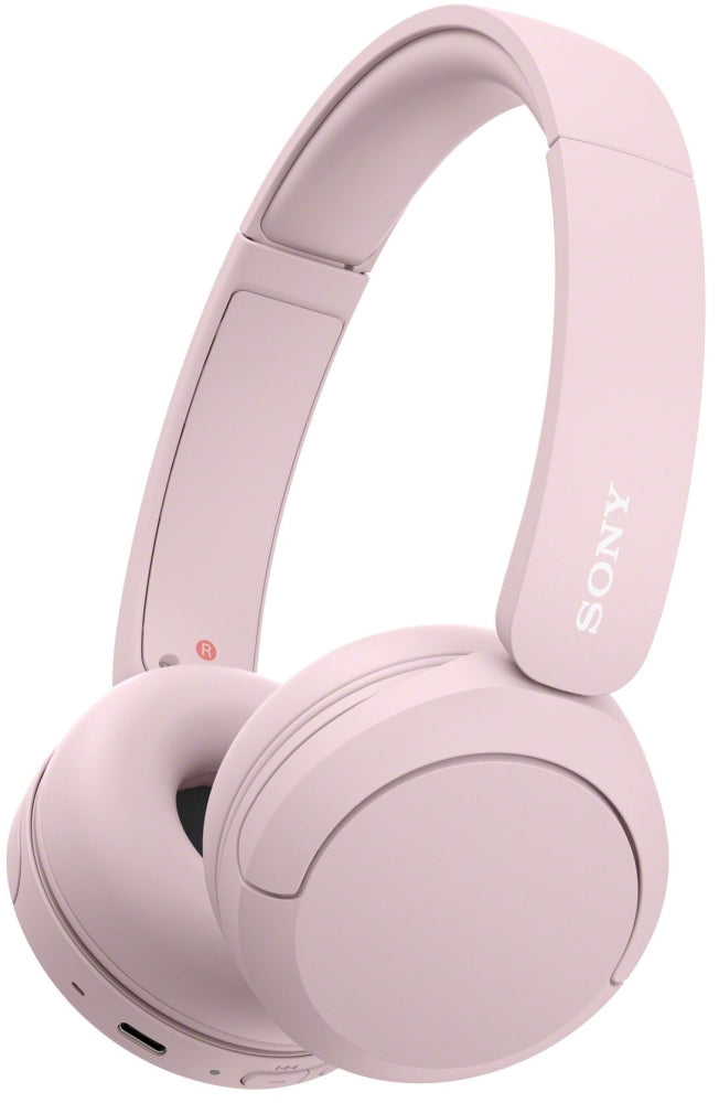 Sony WH-CH520 Wireless On-Ear Headphones - Pink - earcup detail