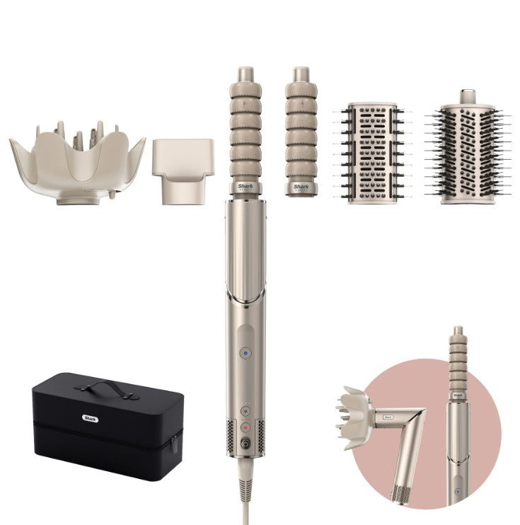 Shark FlexStyle 5 in 1 Air Styler & Hair Dryer with Storage Case Stone | HD446SLUK