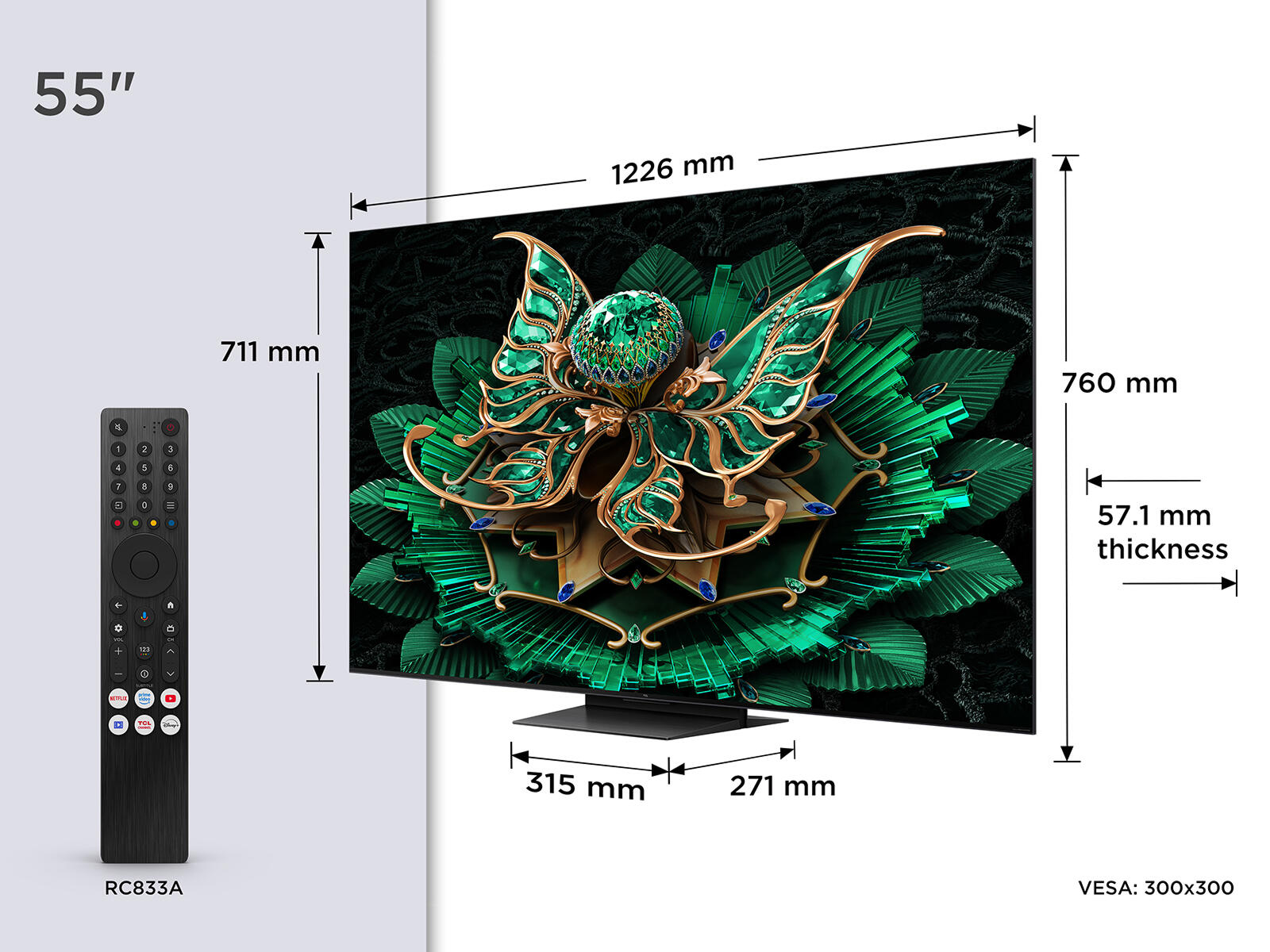 TCL 55"Mini LED with B&O Speakers | 55C7K