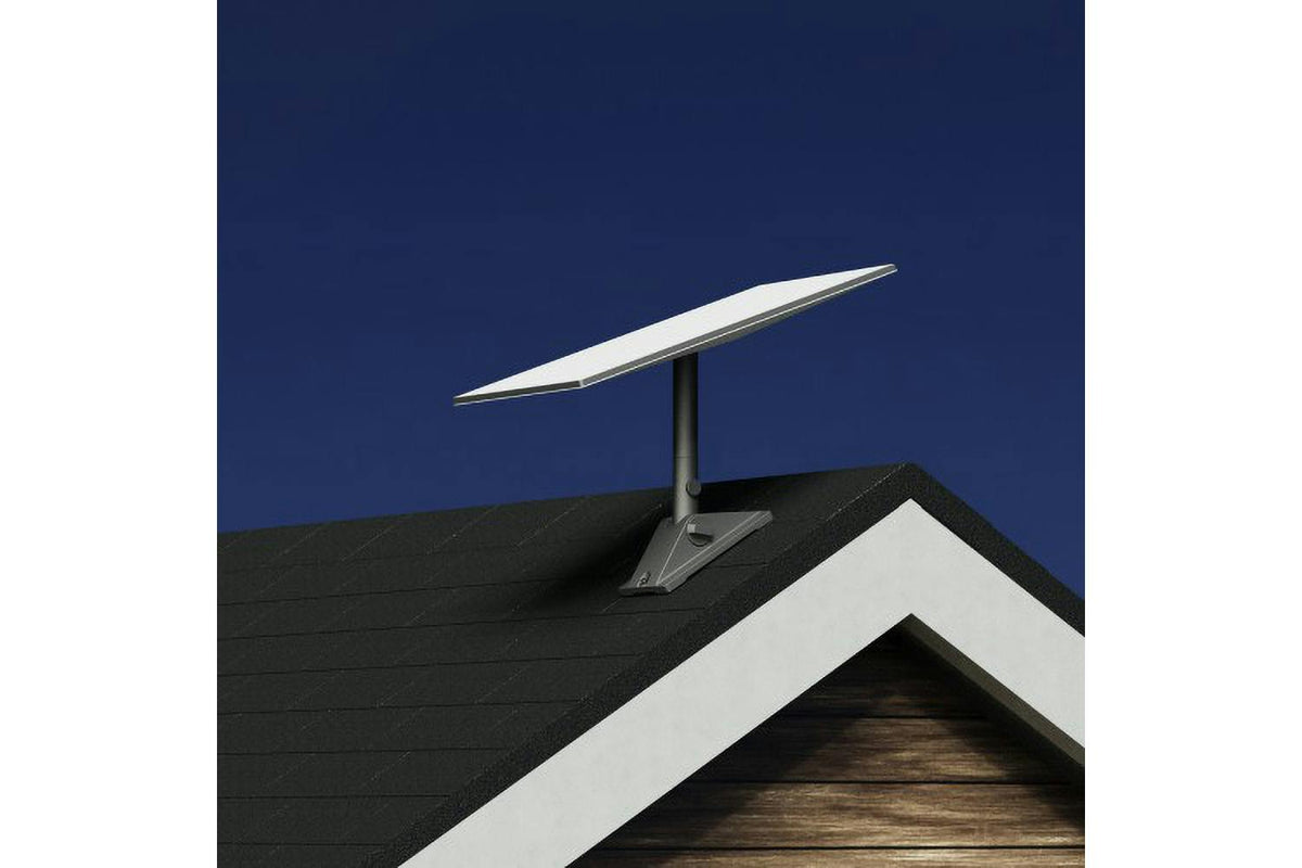 Starlink Standard Pivot Mount - antenna on a pitched roof