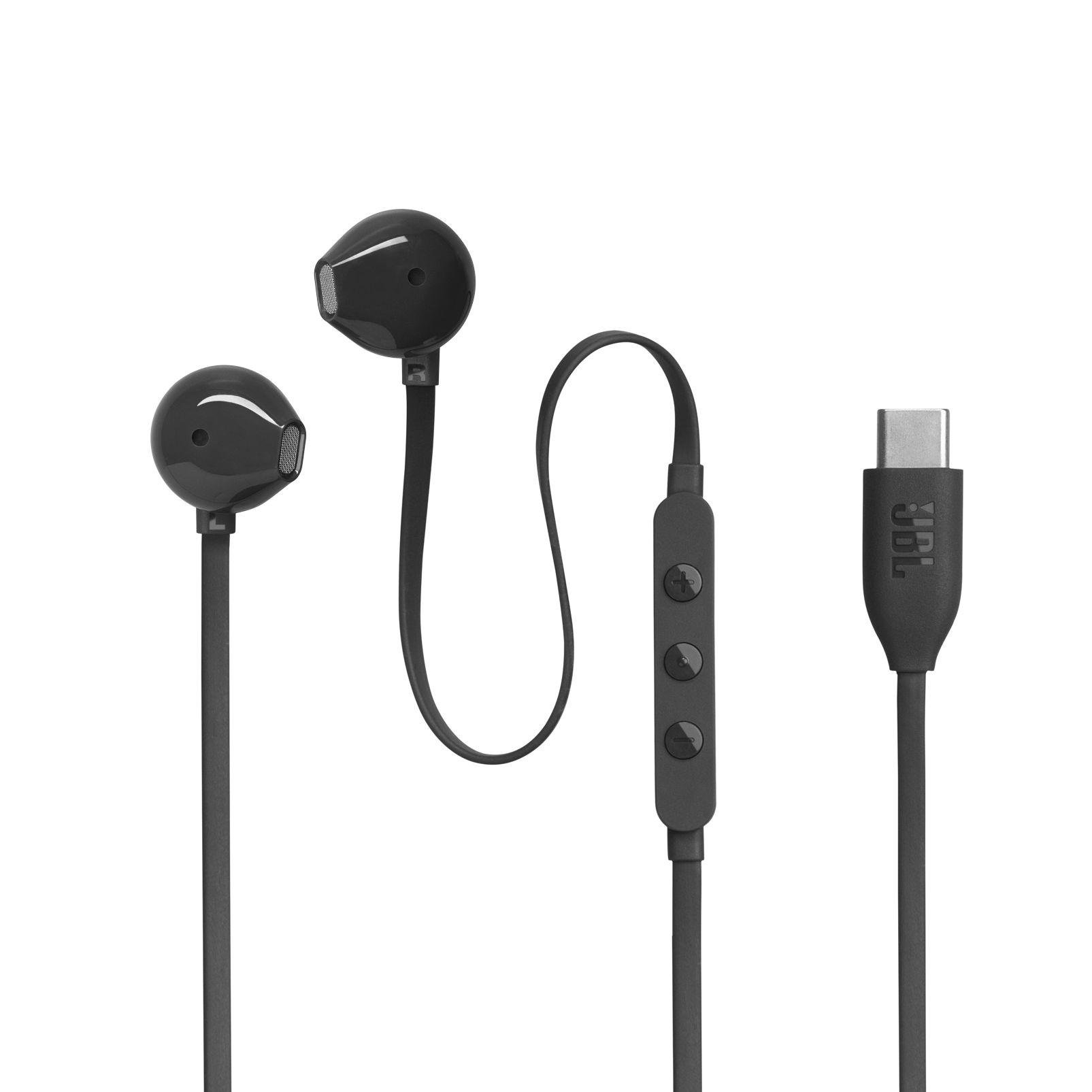 JBL Tune 305C Wired USB-C Earbuds Black product image