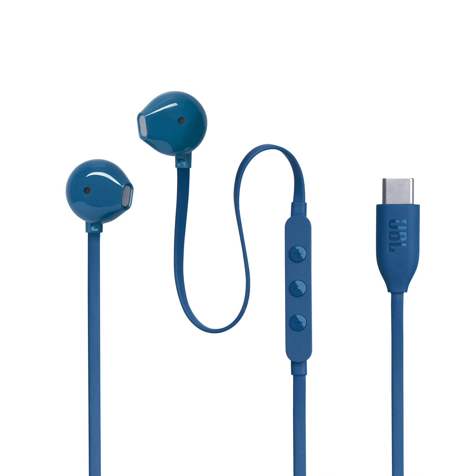 JBL Tune 305C Wired USB-C Earbuds Blue product image