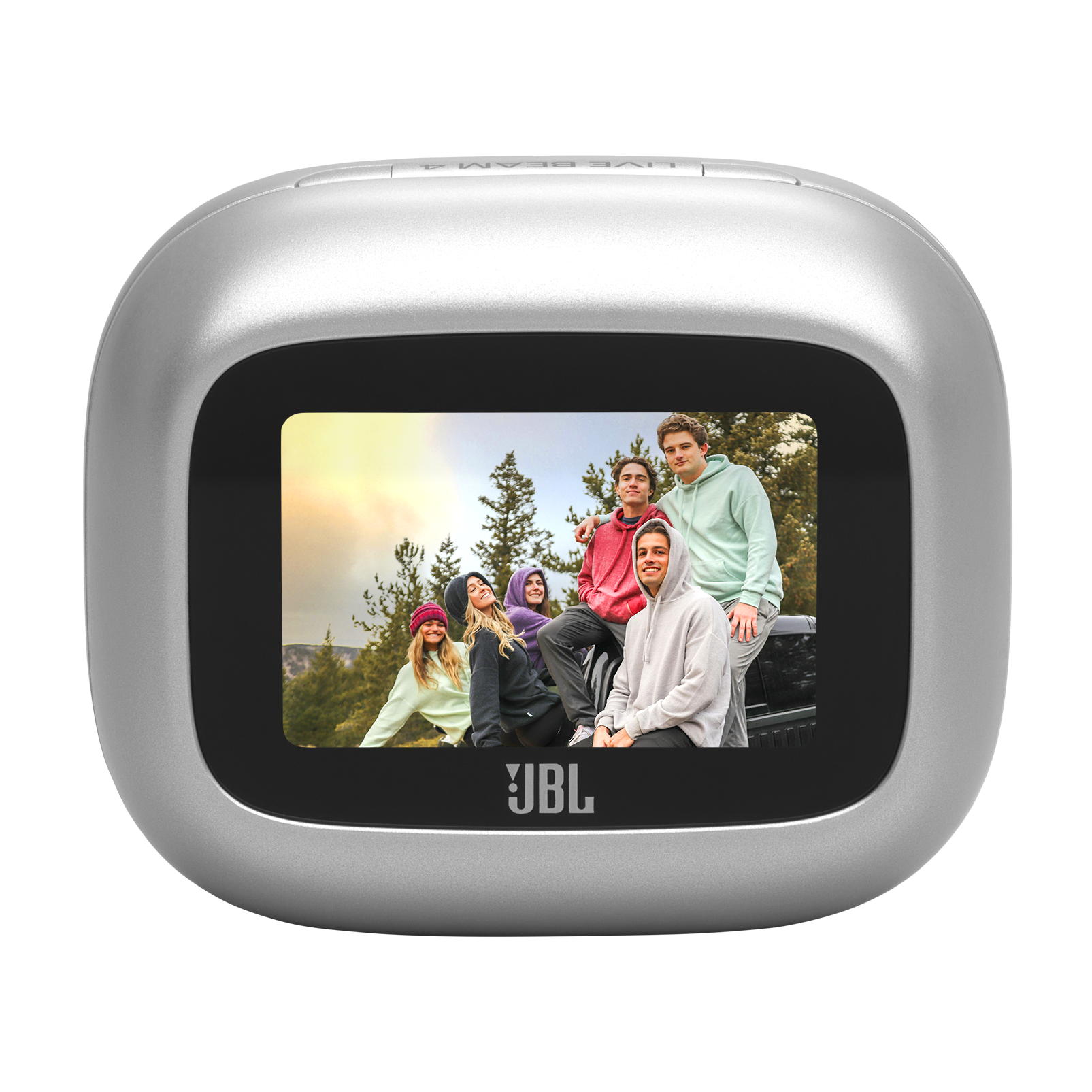 JBL Live Beam 4 True Wireless Noise-Cancelling Earbuds Silver product image