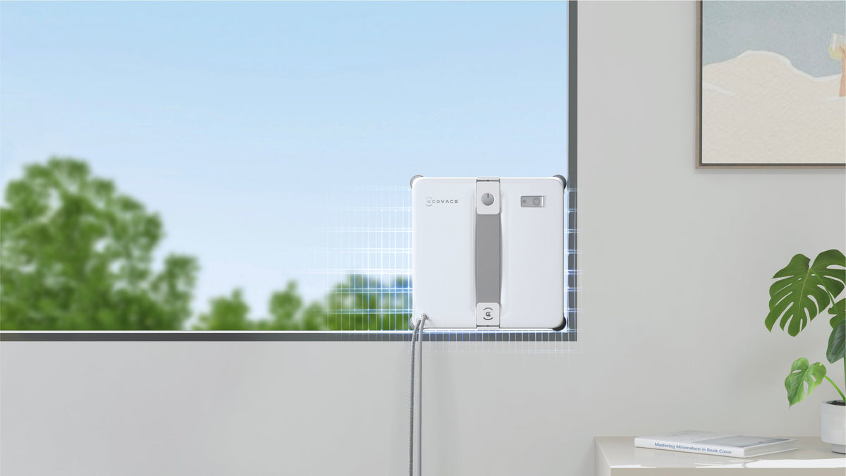 Ecovacs WINBOT mini 2 Window Cleaning Robot - Grey - compact design
