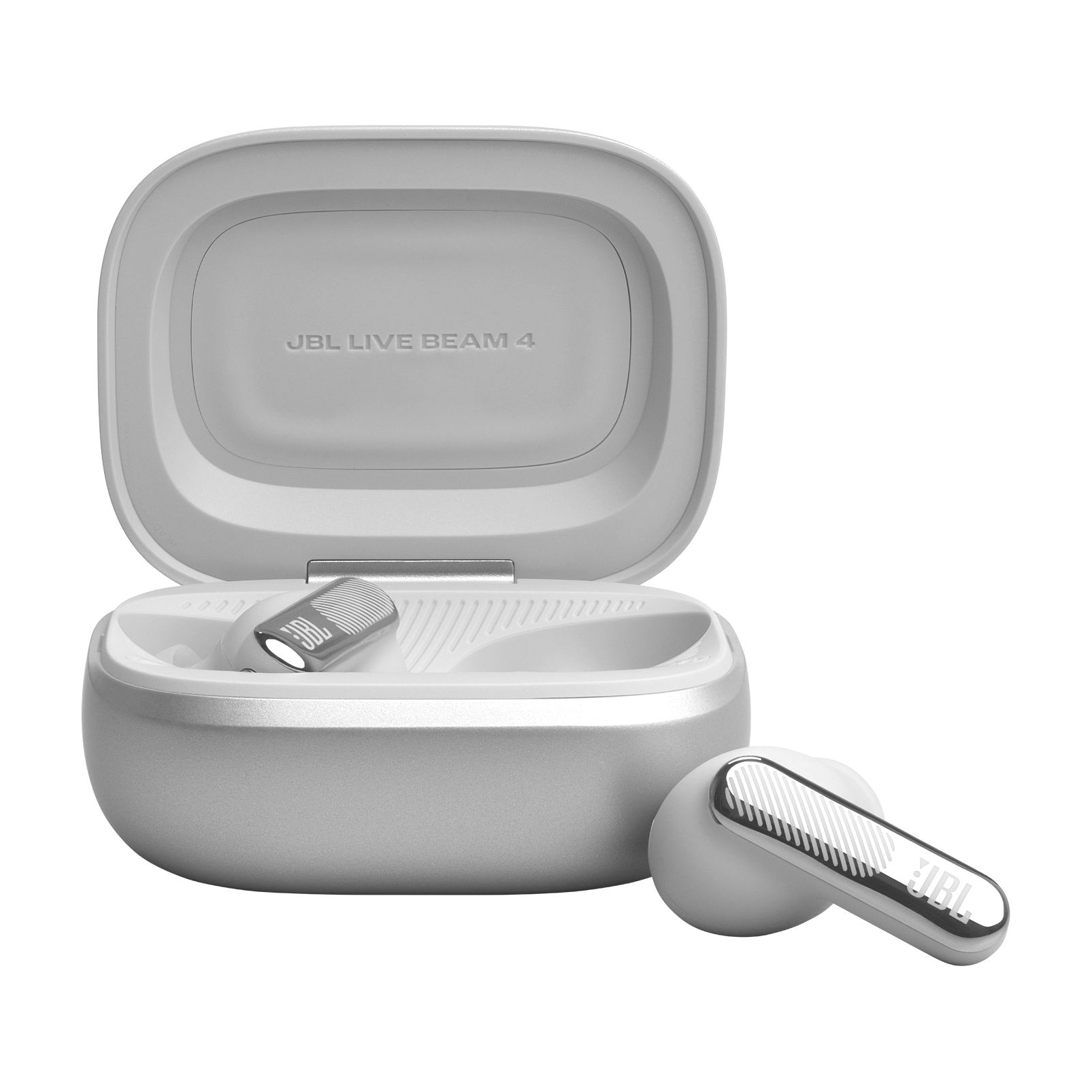 JBL Live Beam 4 True Wireless Noise-Cancelling Earbuds Silver product image