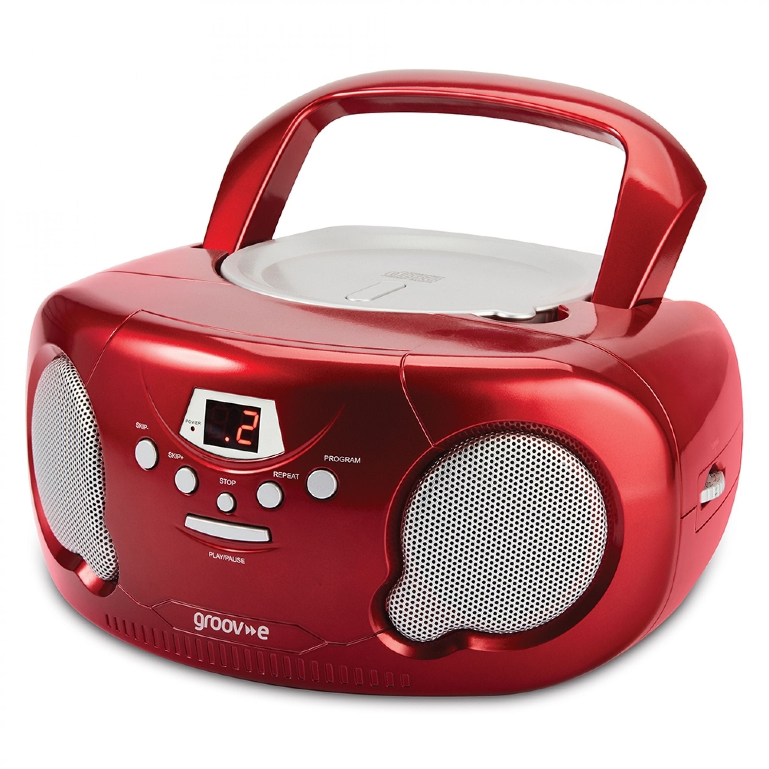 Groov-e Original Boombox CD Player with AM/FM Radio Pink - official product image