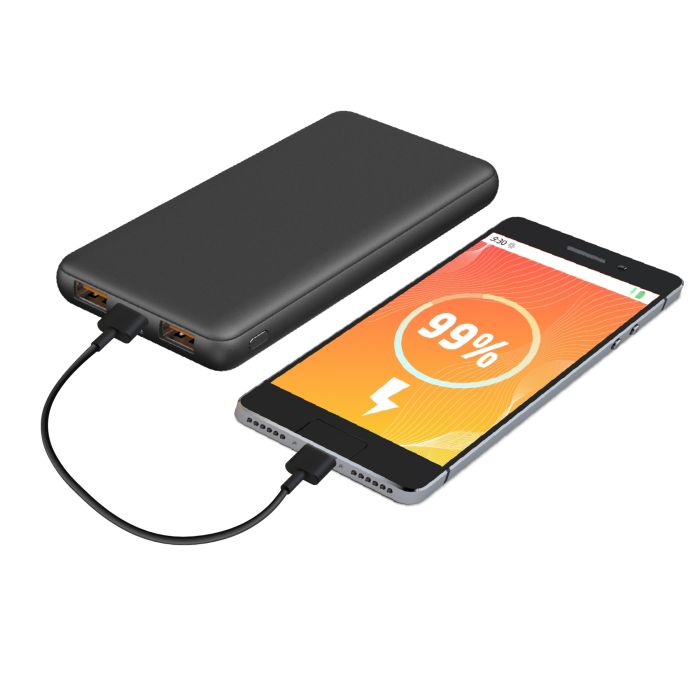 Groove 10,000mAh Triple Port Portable Charger Powerbank | GVCH10000