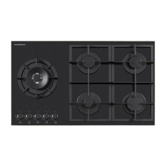 NordMende Gas Hob 90CM Black | HGX904BGL