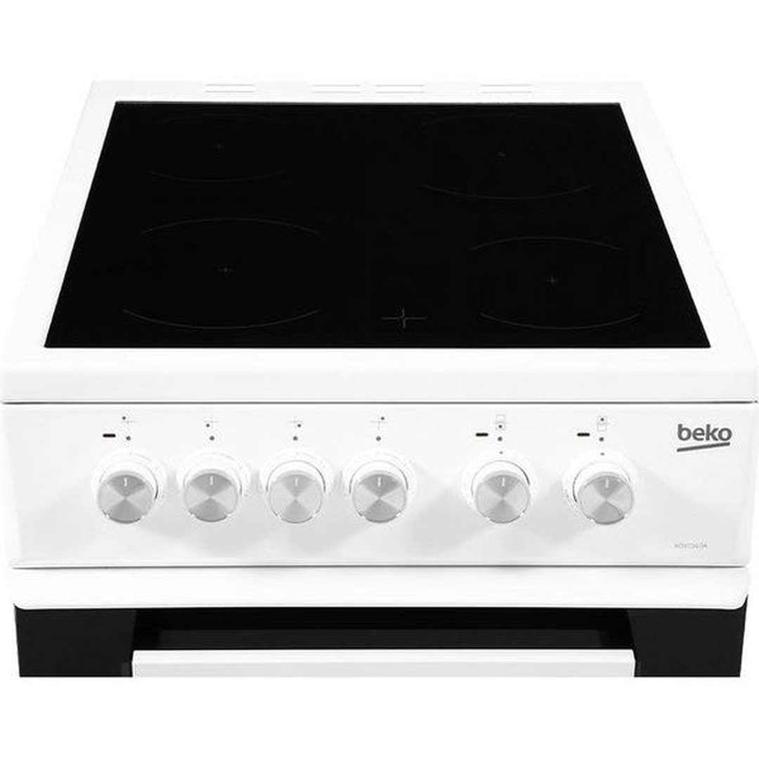 Beko 50cm Double Oven Electric Cooker | KDVC563AW Beko Cooker Euronics Ireland