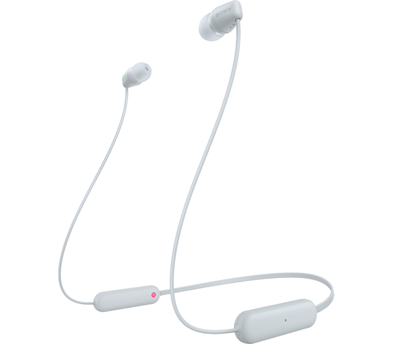 Sony WI-C100 Wireless In-Ear Earphones - White - hero view