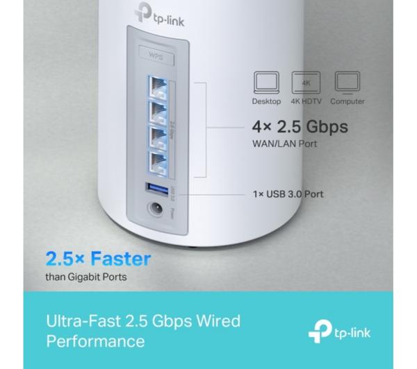 TP-Link Deco BE65 BE9300 Whole-Home Mesh Wi-Fi 7 System - 3 Pack
