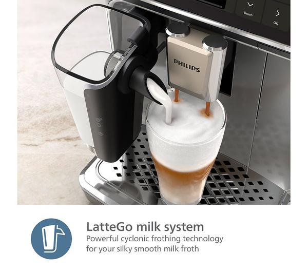 Philips Series 3300 LatteGo Fully Automatic Espresso Machine - Black Chrome | EP3347/90