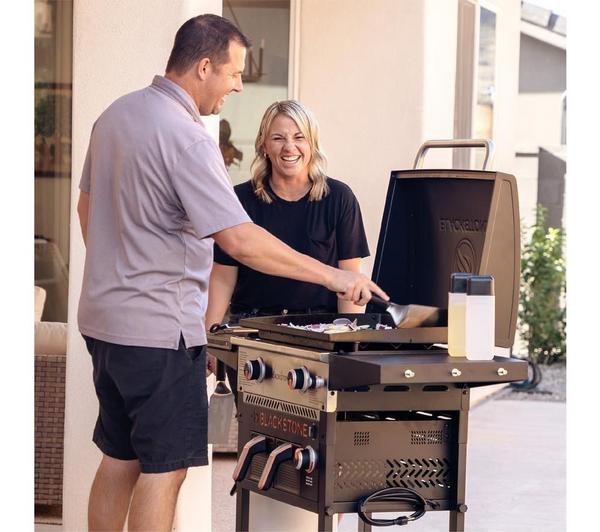 Blackstone Griddle Plus 28 Inch 2 Drawer Air fryer Griddle Barbeque - Black