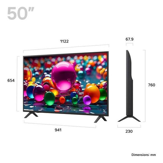 LG 50" 4K UHD LED Smart TV | 50UA75006LA.AEK LG TV Euronics Ireland