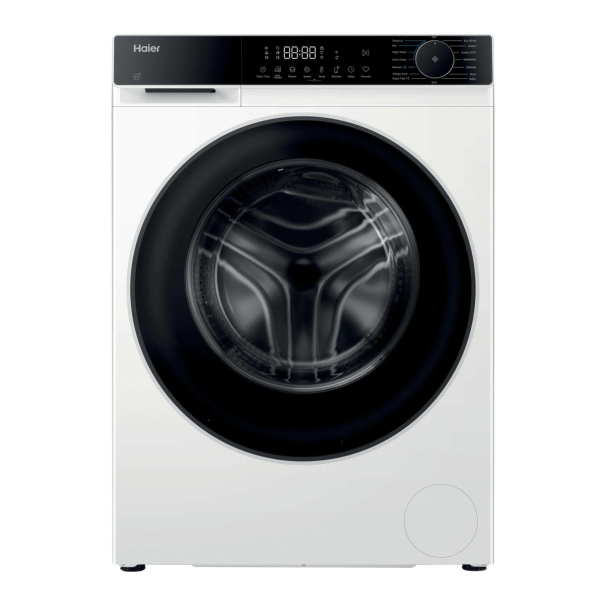 Haier X Series 5 10kg/6kg 1600 rpm Washer Dryer - White - front view