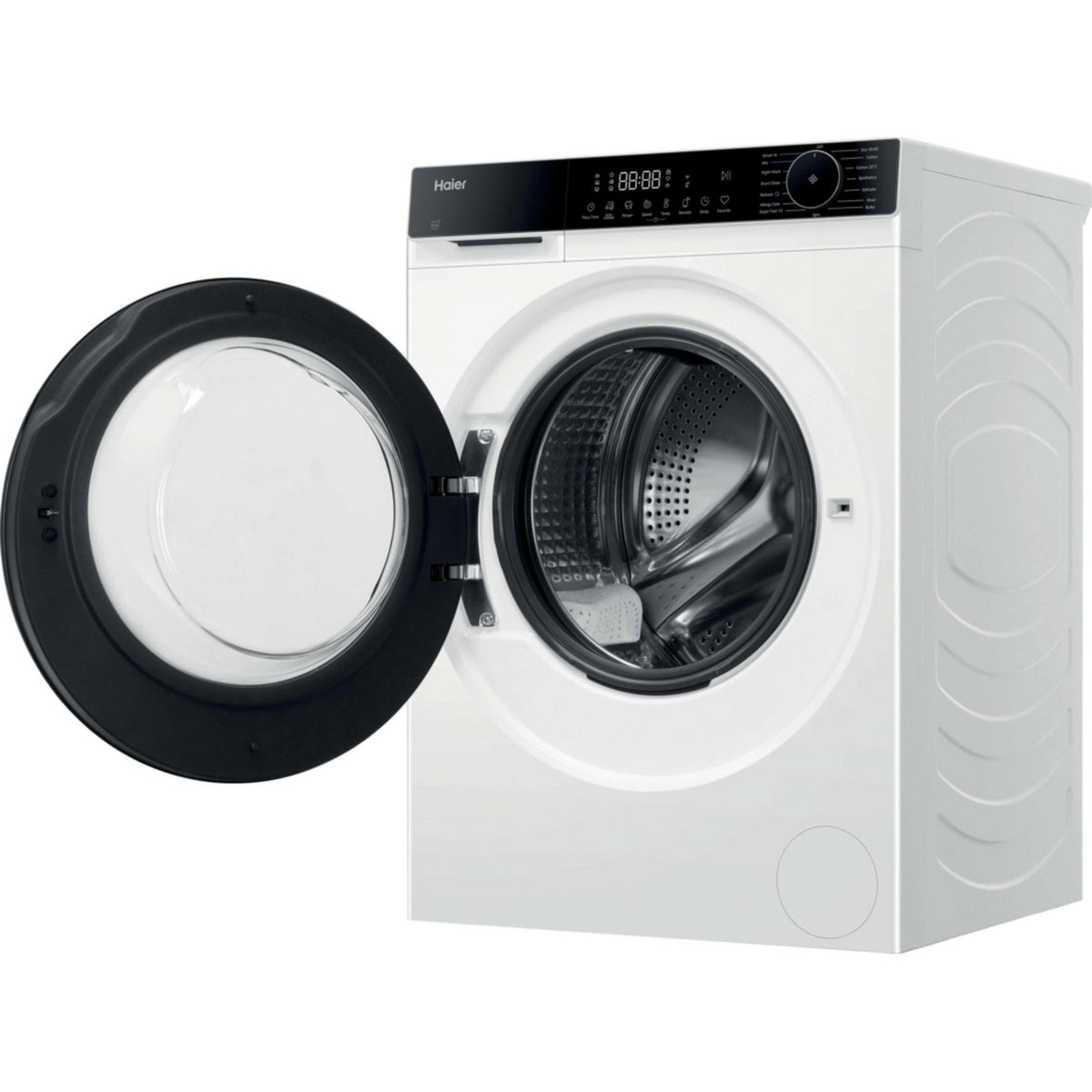 Haier X Series 5 10kg/6kg 1600 rpm Washer Dryer - White - door open